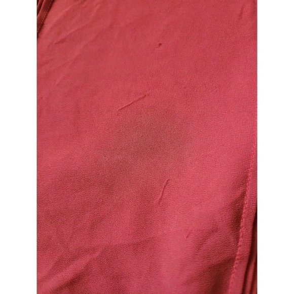 Naked Zebra Red Sheer Lined V-Neck Spaghetti Straps Size Small - Picture 4 of 5